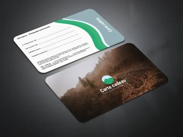 Carte Cadeau photographe Clermont Ferrand